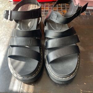 Darling Black Strappy Sandals